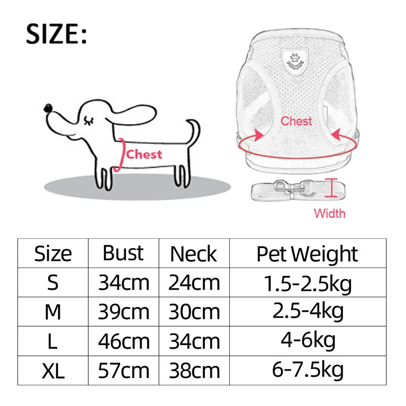 Adjustable Vest Pet Harness