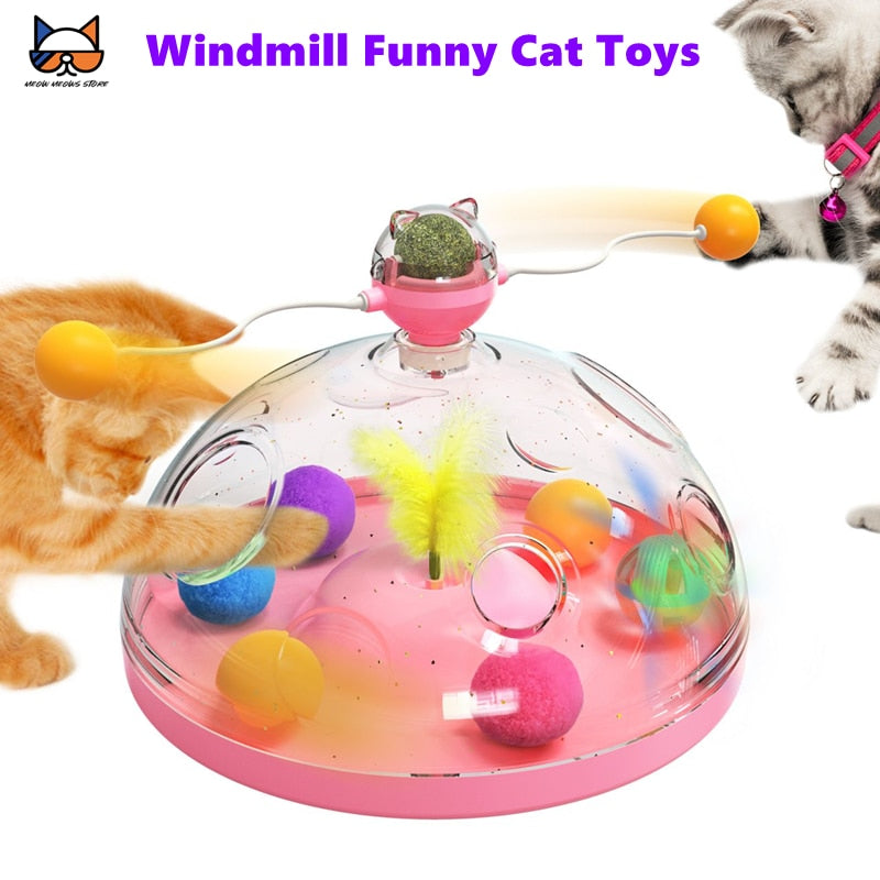 Multifunctional Turntable Pet Toys